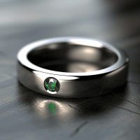 Bandring-Edelstein-Akzent Bandring-Edelstein-Akzent